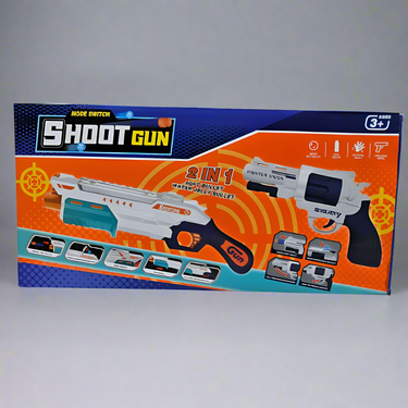 2 IN 1 SOFT BULLET AND GEL BLASTER GUN